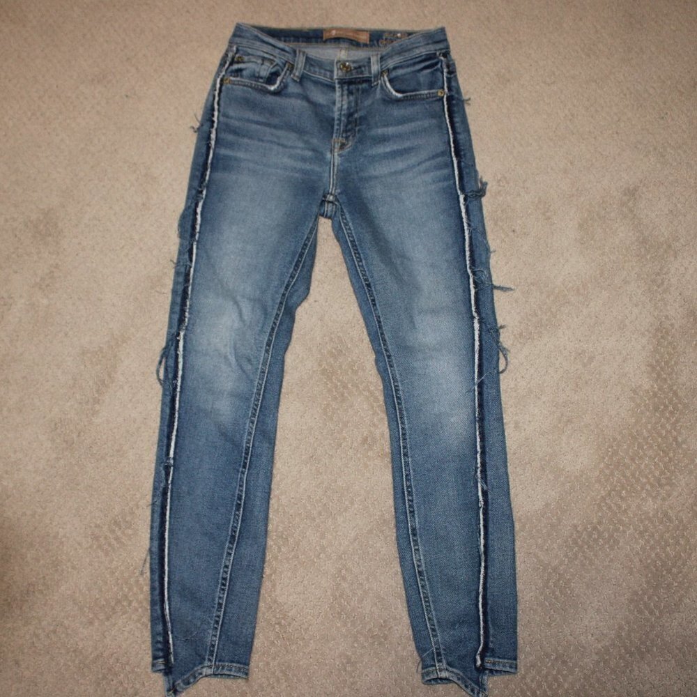 3/$30 7 For All Mankind Luxe Vintage Ankle Skinny Jeans Size 24‎
